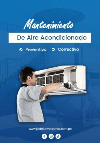 Mantenimiento de aire acondicionado - josbrit inversiones - peru