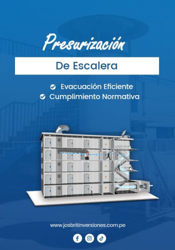 Presurización de escaleras - josbrit inversiones - peru