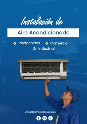 instalacion de aire acondicionado - josbrit inversiones